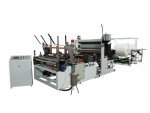 Máquina para fabricar papel higiénico HX-1350B (con laminador de pegamento coloreado)