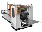 Máquina para fabricar toallas de papel plegadas en N (con estampadora y laminadora de pegamento)